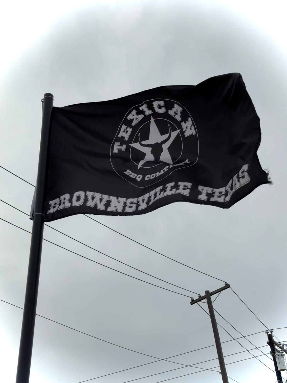 Texican BBQ Flag