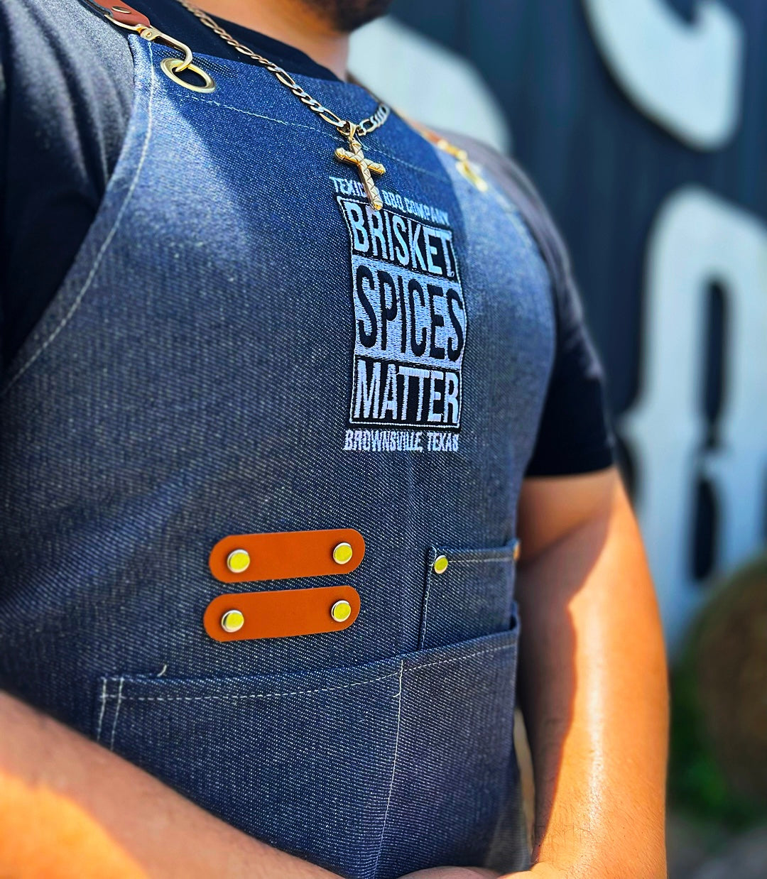 Texican BBQ Denim Apron